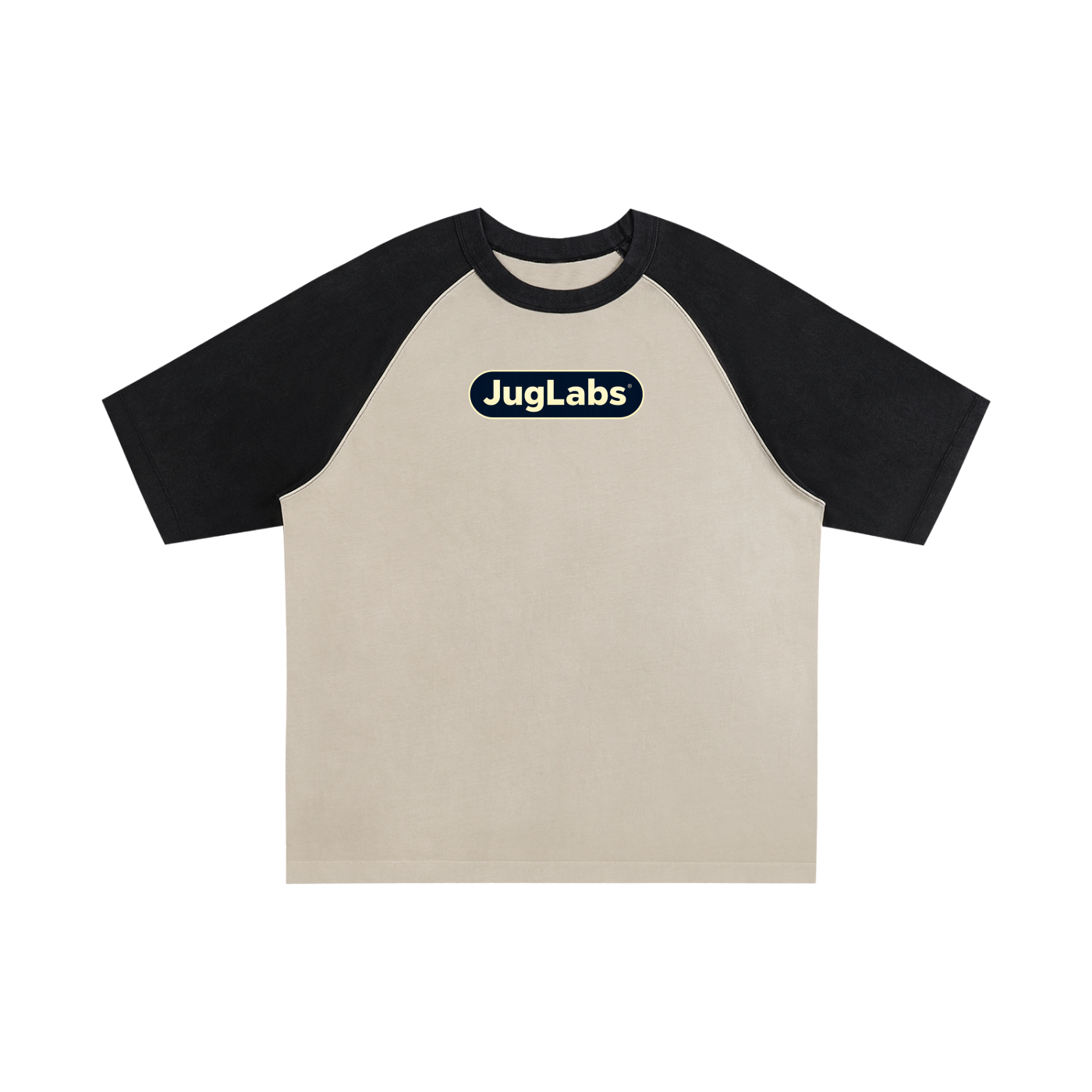 Color-Blocked Raglan Sleeve T-Shirt